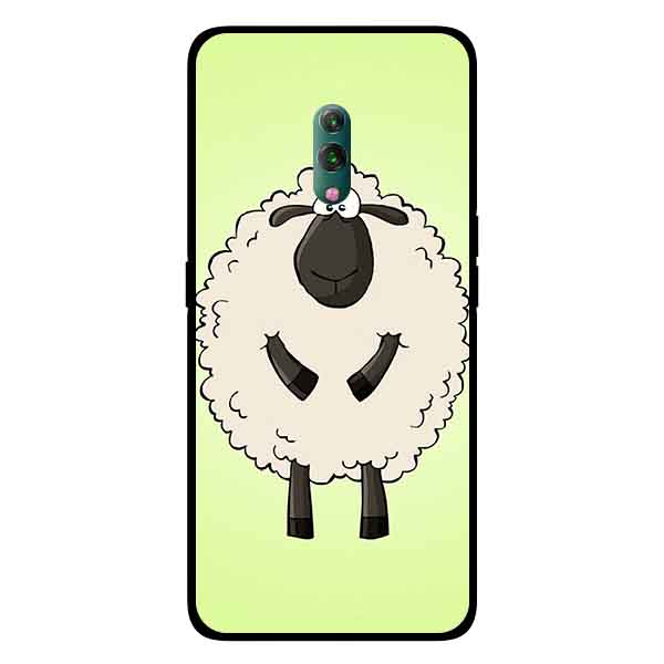 Hình ảnh Ốp Lưng in cho Oppo K3 Mẫu Chú Cừu Vui nhộn - Hàng Chính Hãng