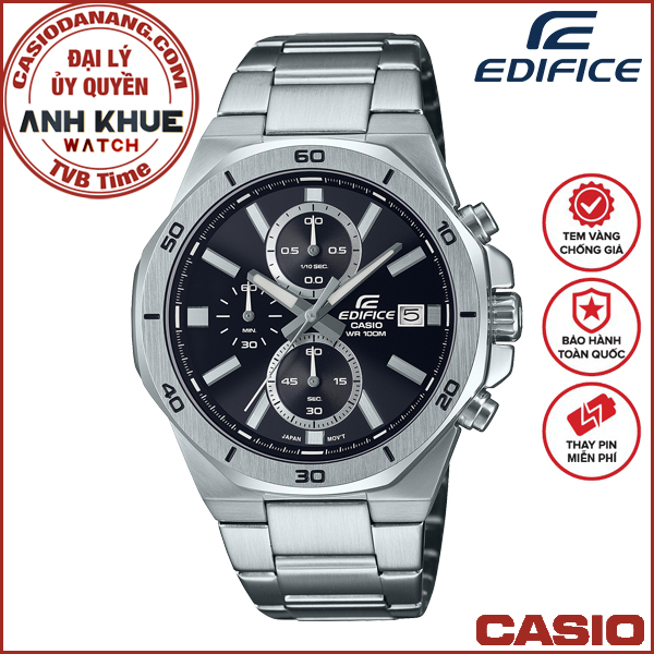 Đồng hồ nam dây kim loại Casio Edifice chính hãng EFV-640D-1AVUDF