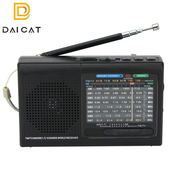 Đài Fm ĐẠI CÁT-515 thẻ nhớ, usb, nghe đài Radio trên sóng FM được thiết kế nhỏ gọn