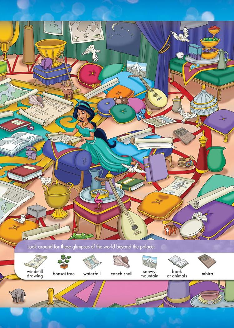 Sách ngoại văn: Look And Find - Midi Disney Princess Dreams Come True