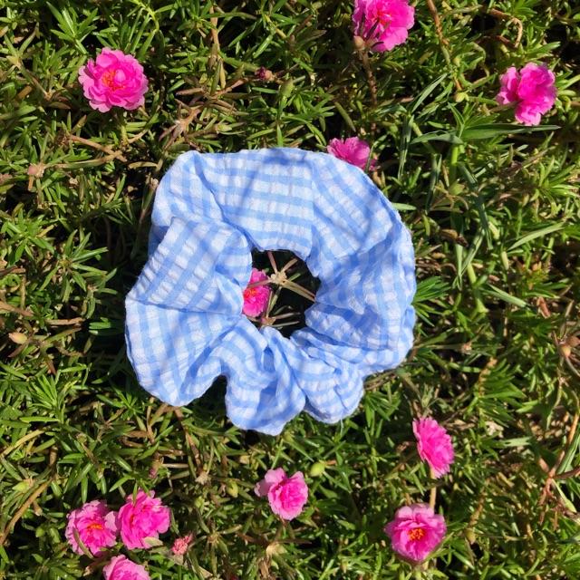 Cột tóc SCRUNCHIES caro vải đẹp