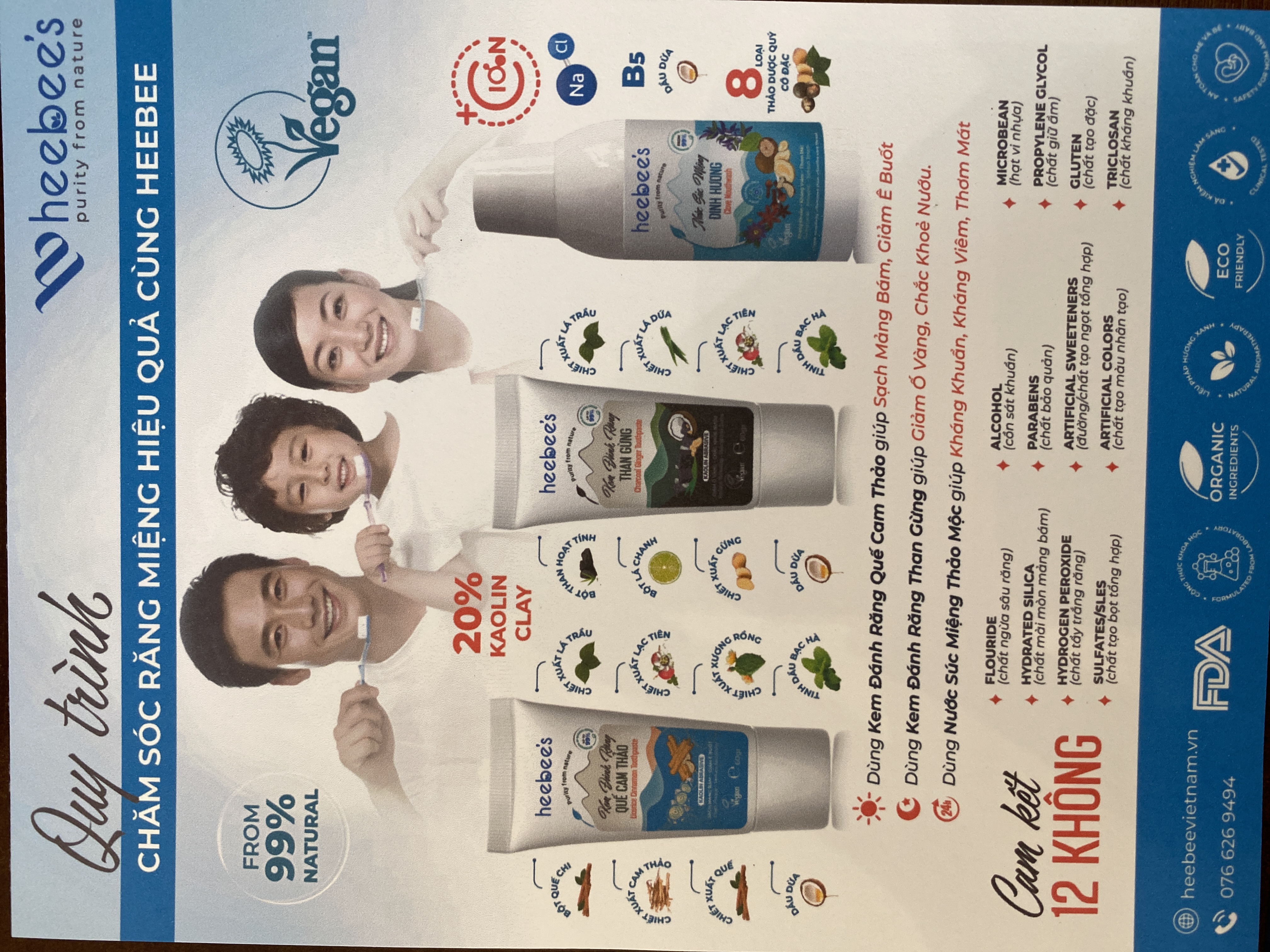 Kem Đánh Răng Thảo Dược Thuần Chay Than Gừng - Giảm ố vàng, Chắc khỏe nướu 60 Gram