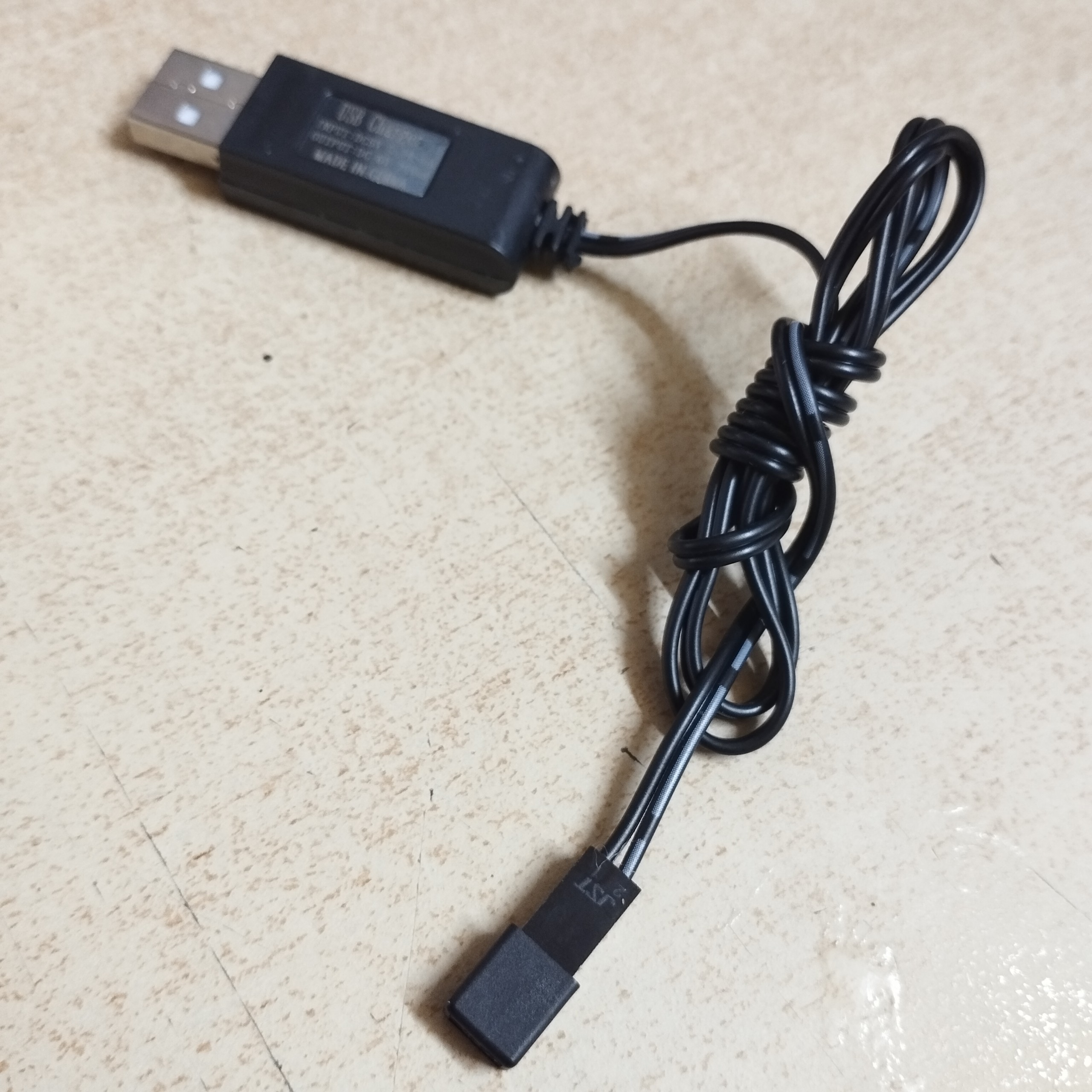 Dây cáp sạc pin 6V dung lượng 300mA chân cắm JST có thể sạc pin 4.8V