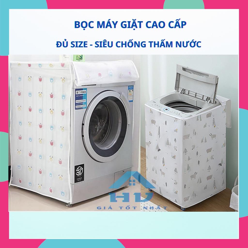 Bọc máy giặt Cao Cấp Chống Thấm ,Chống bám bụi Từ 5 đến 12 kg Tháo Lắp dễ dàng