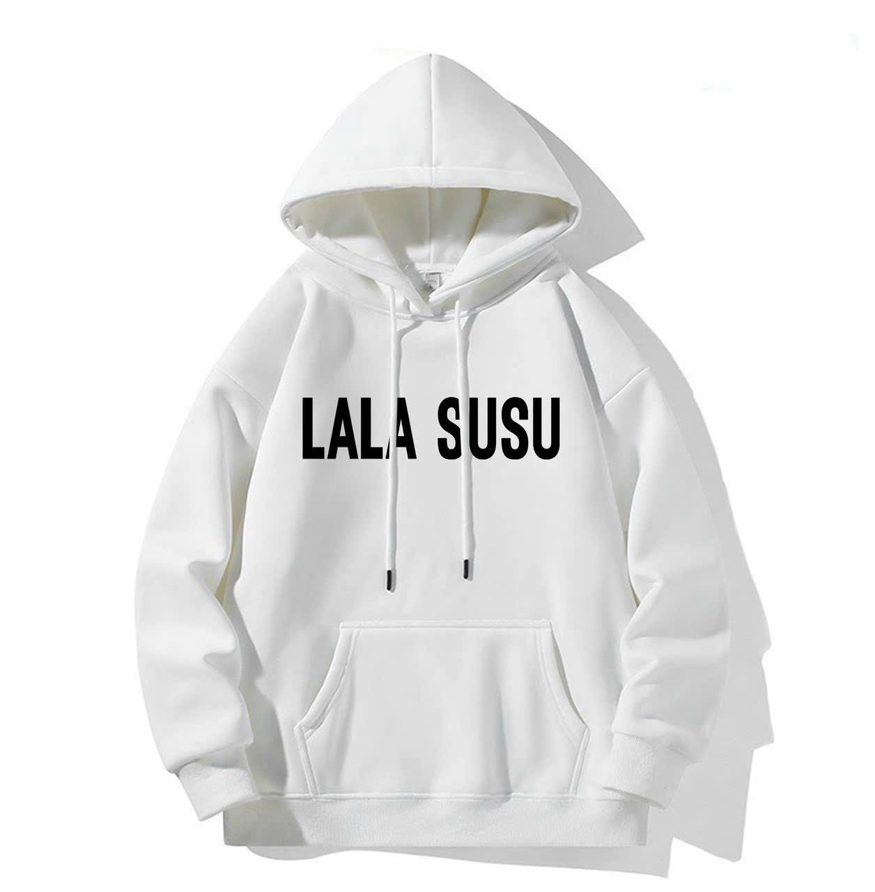 ÁO HOODIE FORM RỘNG MŨ 2 LỚP CHẤT NỈ COTTON LALA SUSU, áo khoác hoodie cặp đôi fashion Thoải mái Thanh lịch thời trang hàn quốc