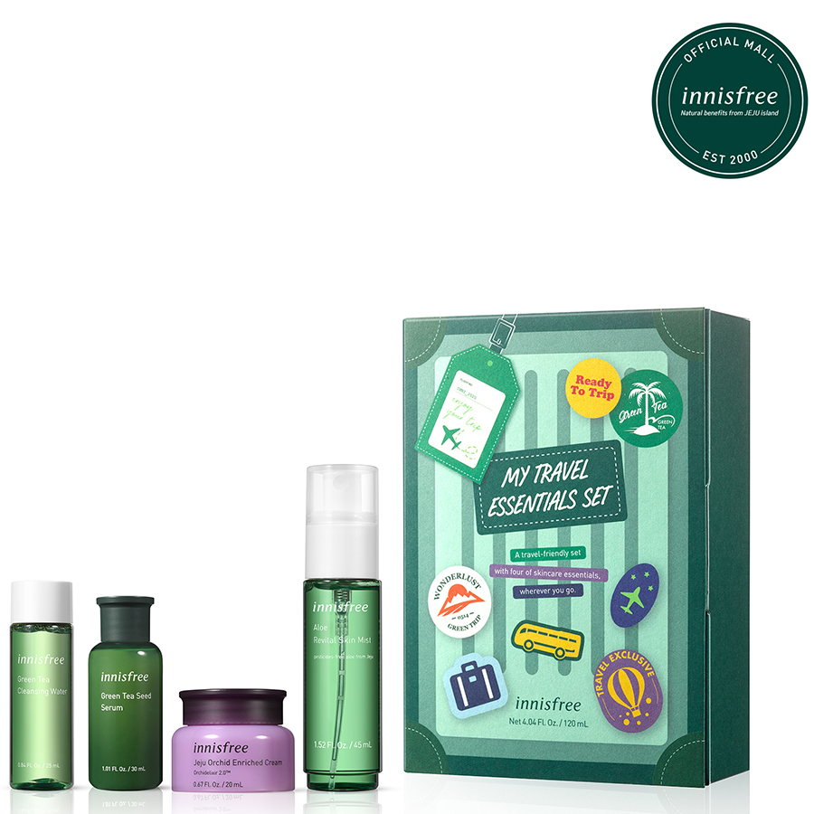 Bộ sản phẩm dưỡng da du lịch innisfree My Travel Essentials Set - 131172842