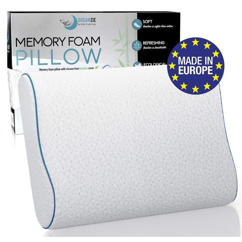 Gối Ngủ Dreamzie Hỗ Trợ Giảm Đau Cổ Vai Gáy, Dreamzie Pillow, 60x40 Chống Thoái Hóa Đốt Sống Cổ, Chuẩn EU, Nhập Đức