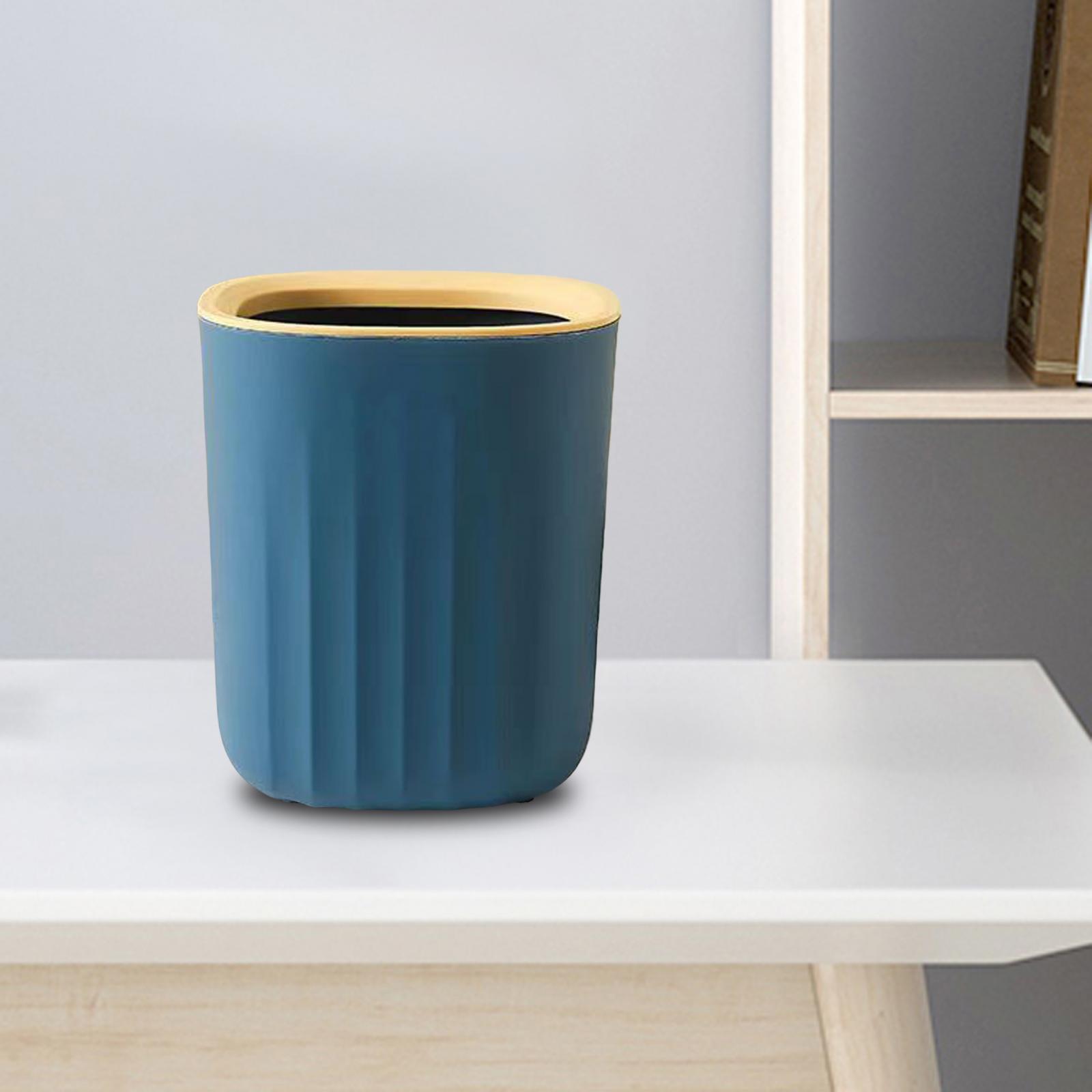 Mini Wastebasket Rubbish Bin Mini Desk Trash Can for Coffee Bar Bedroom Home