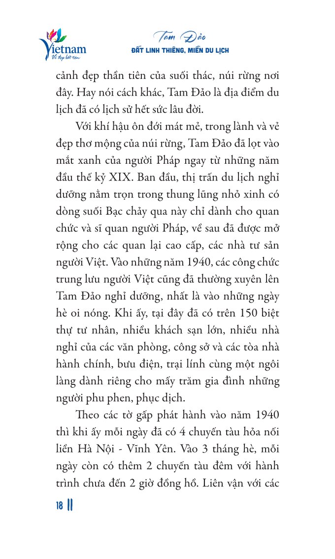 Tam Đảo đất thiêng miền du lịch - bản in 2024