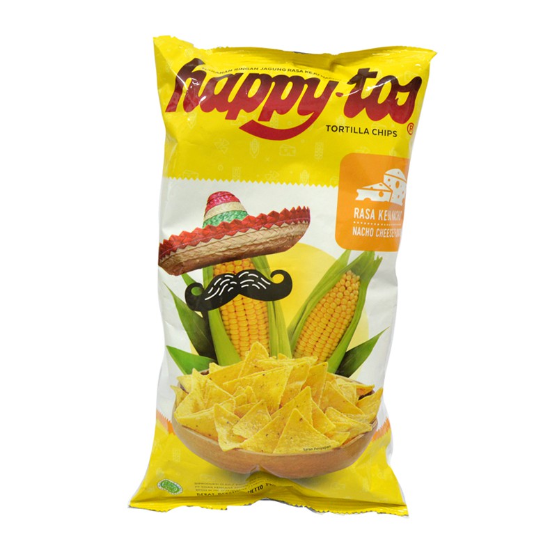 Snack Happy Tos Bắp Vị Phomai Nacho