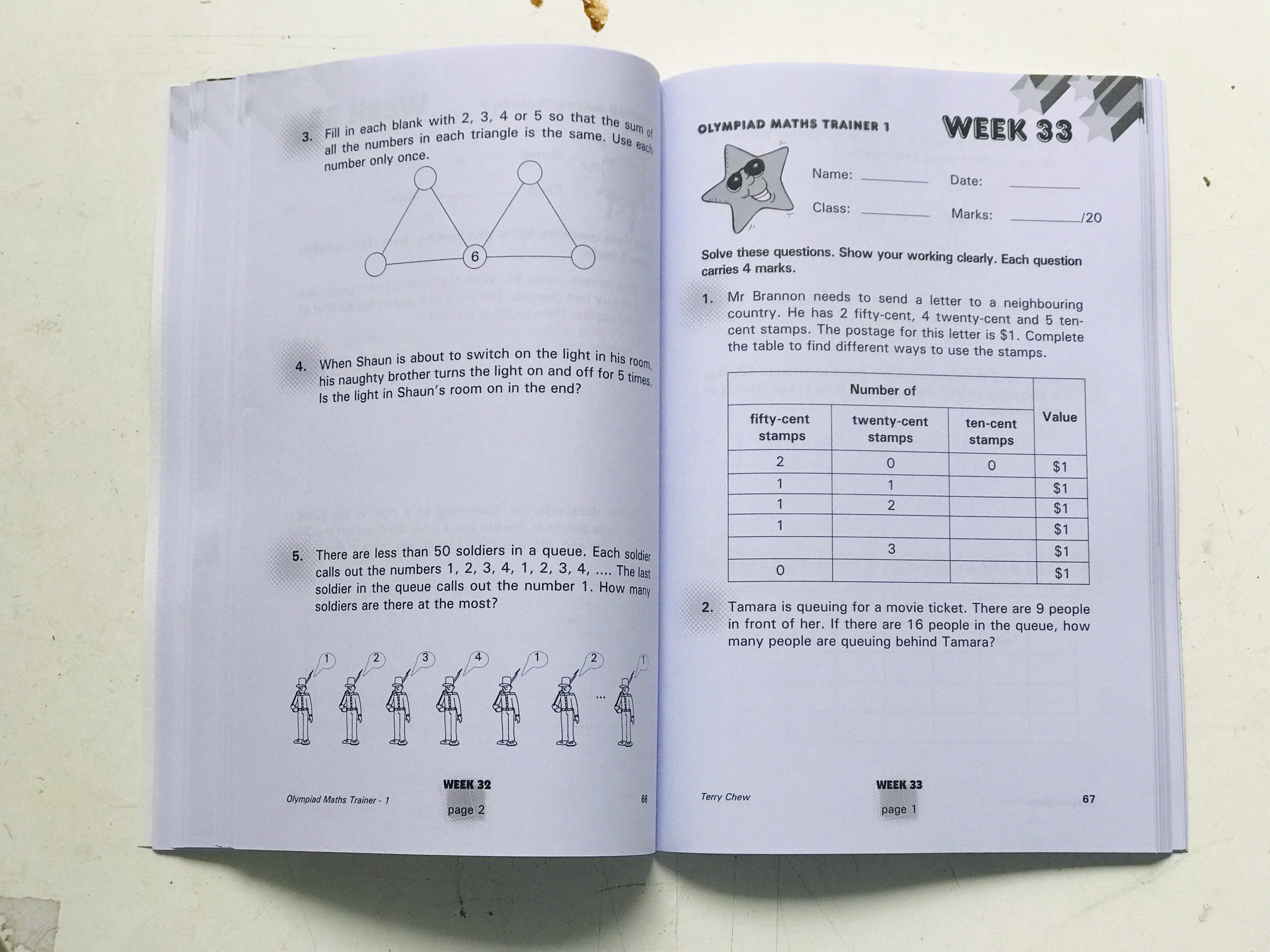 Sách olympiad maths trainer 1 toán lớp 1 - tiếng anh ( 7 - 8 tuổi )