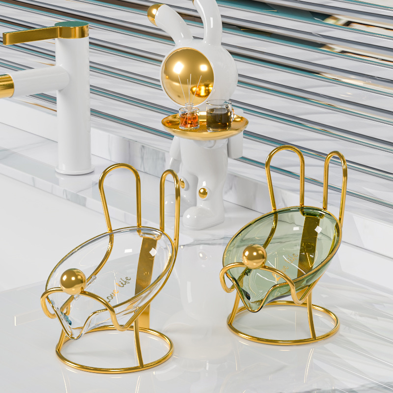 Khay Đựng Xà Bông Thoát Nước, Kệ Xà Phòng Rửa Tay Để Phòng Tắm, Nhà Bếp Decor Sang Trọng