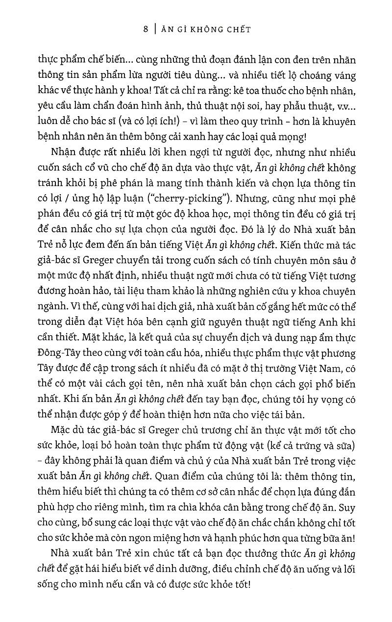 Ăn Gì Không Chết - Sức Mạnh Chữa Lành Của Thực Phẩm (Tái Bản 2022)