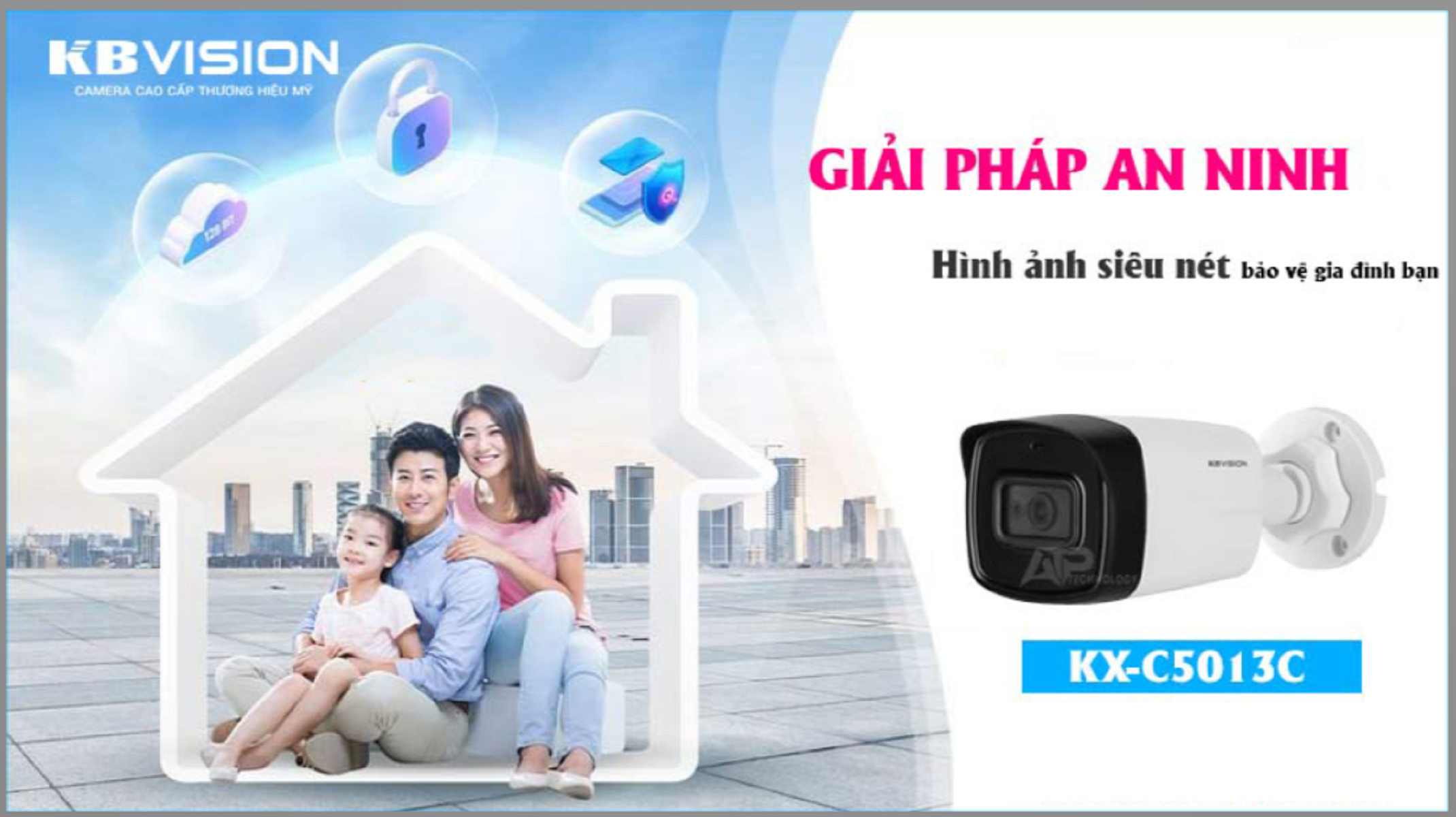 Camera 4 In 1 Hồng Ngoại 5.0 Megapixel KBVISION KX-C5013C-hàng chính hãng