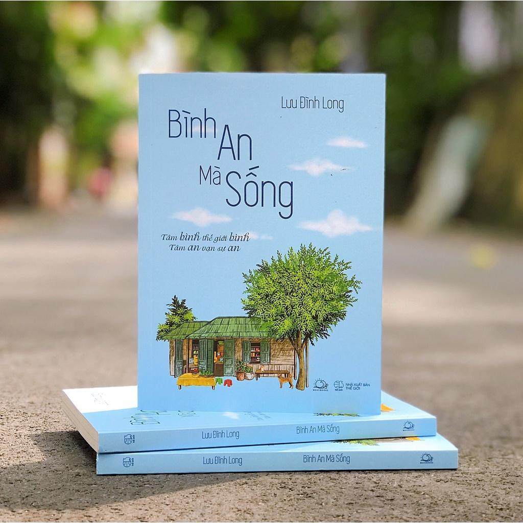 Sách Bình An Mà Sống - Bản Quyền, Bản chữ ký +postcard - Bản thường