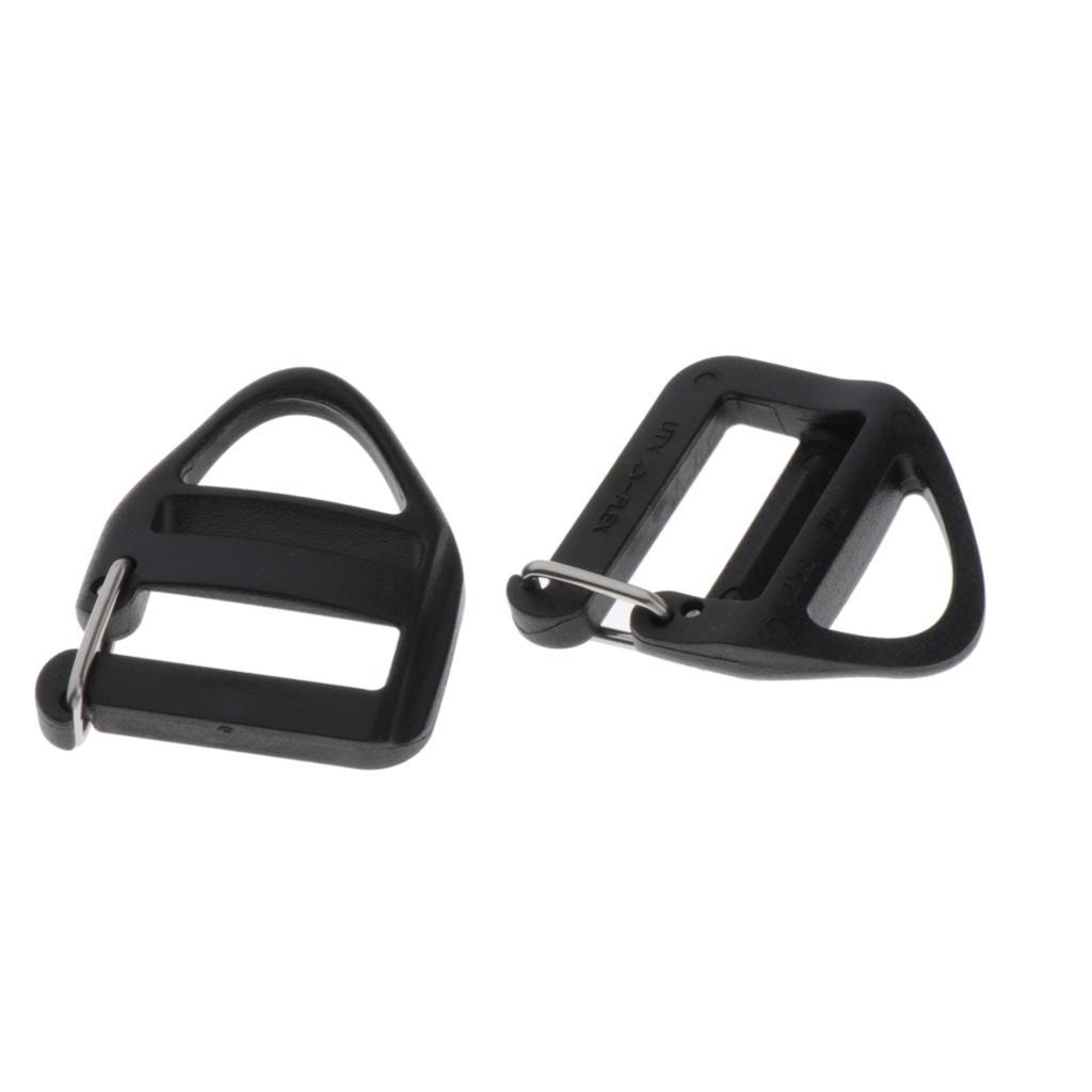 3-4pack 5 Pieces Plastic Webbing Buckle for 20mm Strap Outdoor Backpack