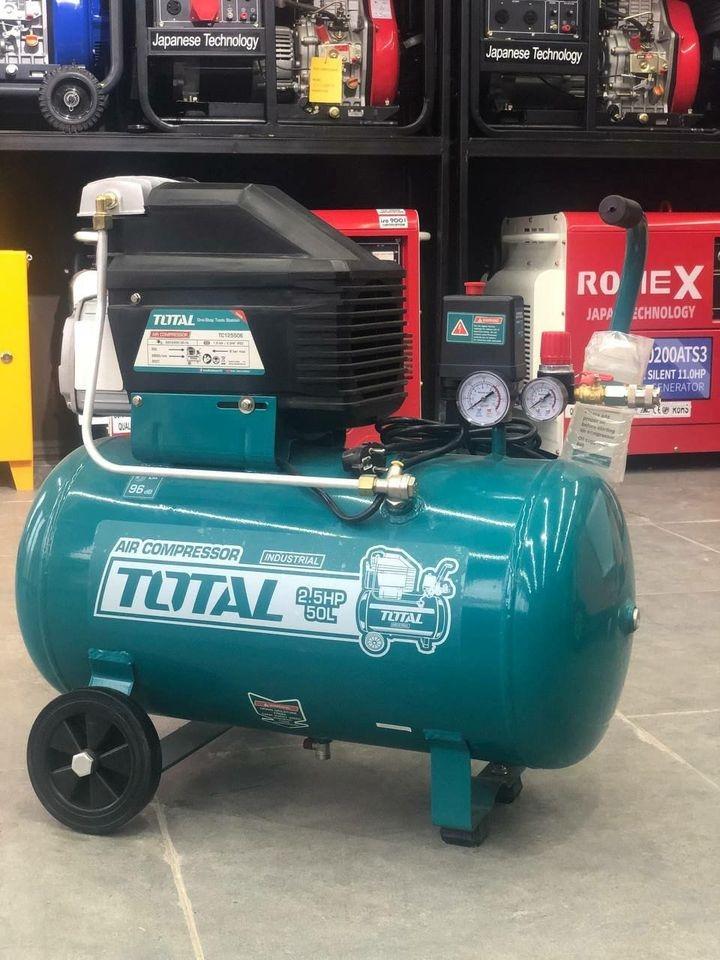 MÁY NÉN KHÍ CÓ DẦU 1.8KW (2.5 HP) 50 LÍT TOTAL TC125506 - HÀNG CHÍNH HÃNG