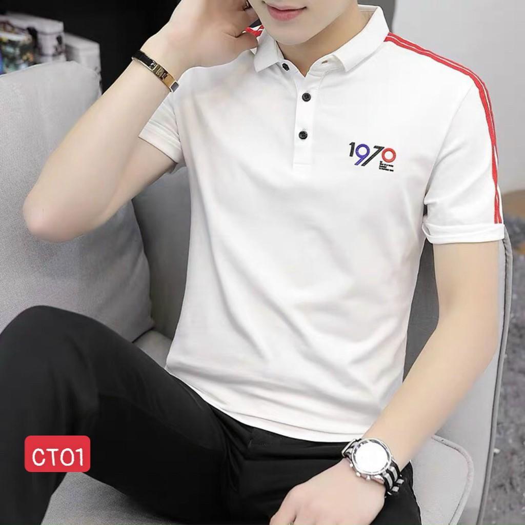 Áo Phông Nam ️️ Áo Thun Nam Tay Ngắn Cổ Bẻ Thời Trang Cao Cấp Mẫu Mới Hàng VNXK Tô Tồ Shop - ATNTT4