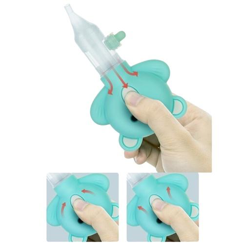 Dụng Cụ Hút Mũi An Toàn Cho Bé Silicon Hình Gấu Tiện Lợi Cho Bé