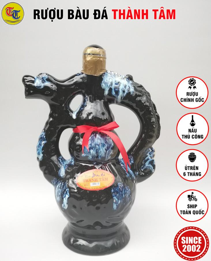 [OCOP] RƯỢU BÀU ĐÁ BA BẦU 650ml (màu đen)