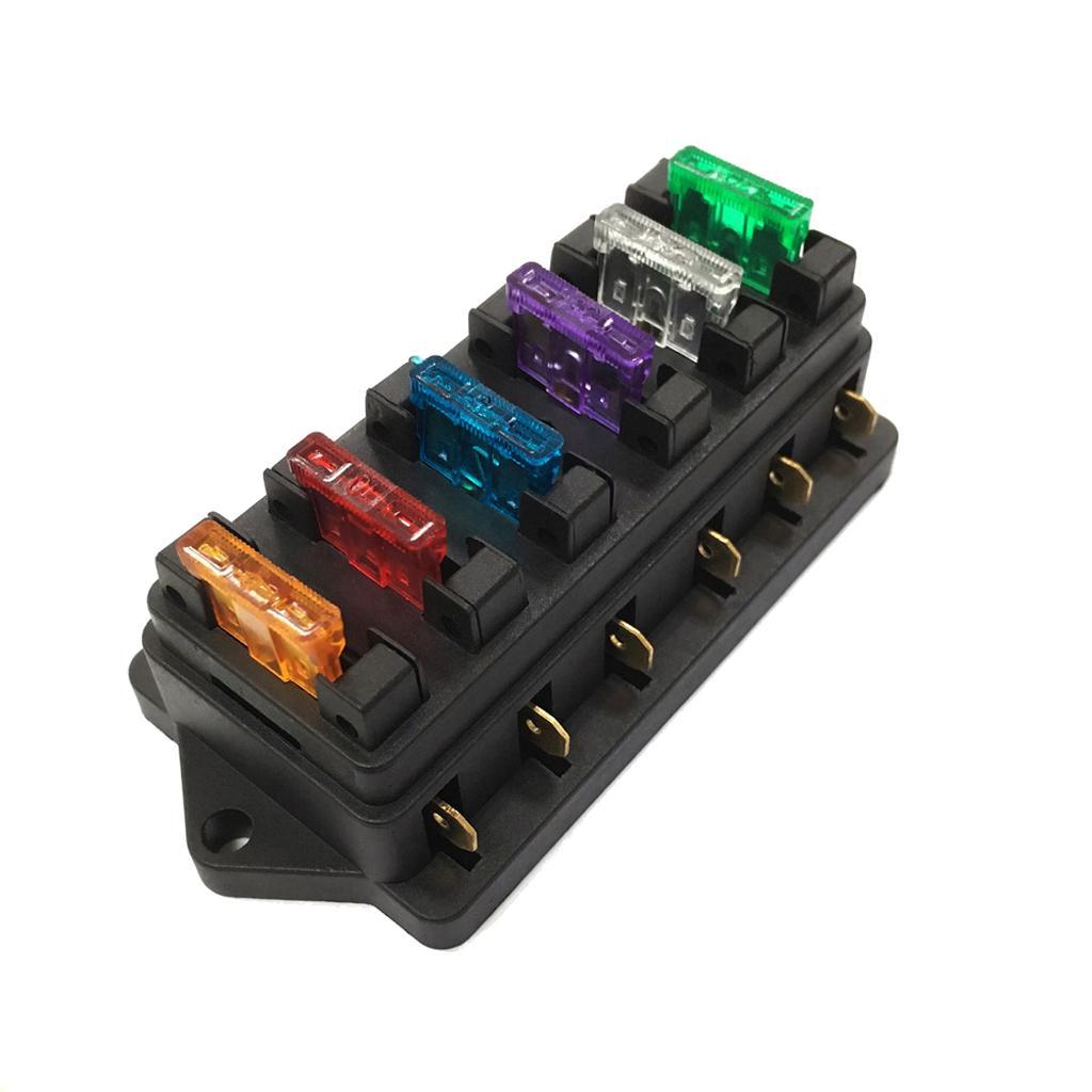 12V-24V Car Fuse Box Holder Distribution Block