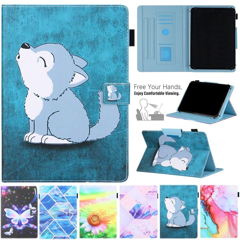 Bao Da Họa Tiết Hoạt Hình 7 Inch Cho Huawei Samsung Xiaomi Lenovo Asus Pad 6.5 6.8 7.0 7.5 Inch