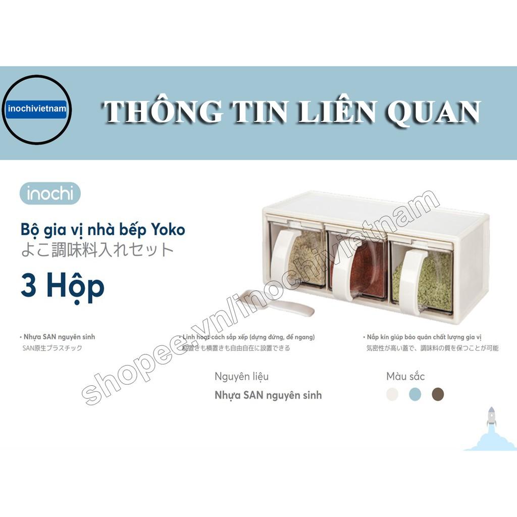 Bộ Đựng gia vị,Hộp đựng gia vị nhà bếp Cao Cấp Yoko Nhật Bản thông minh Kháng Khuẩn N002