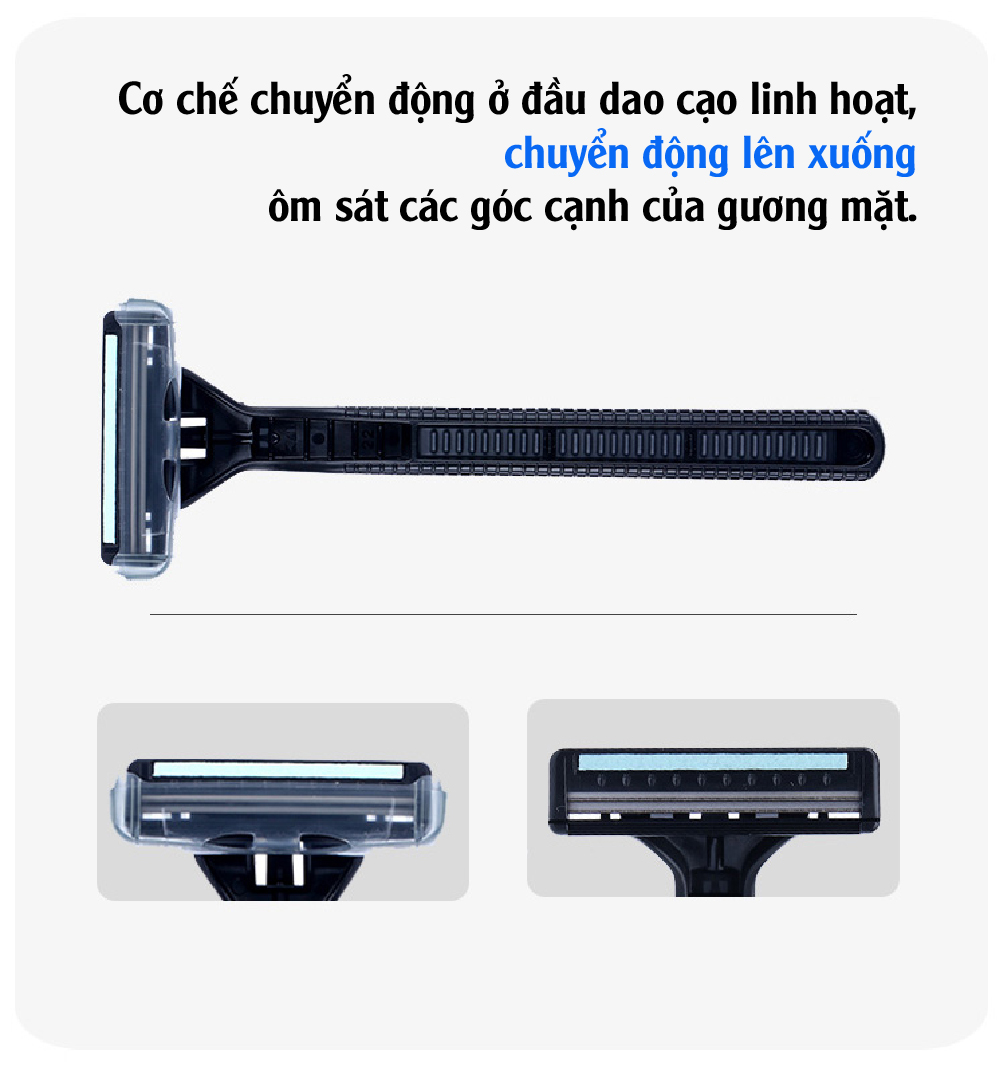 Dao cạo râu cao cấp Nhật Besty Ex 2 Blade/3+1