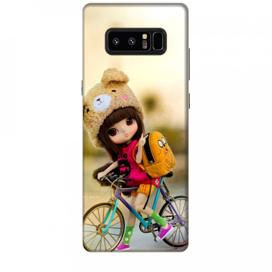 Ốp lưng dành cho điện thoại  SAMSUNG GALAXY NOTE 8 Baby anh Bicycle Mẫu 2