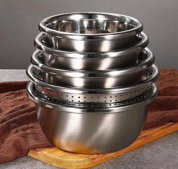 BỘ 5 CHẬU RỬA INOX ĐA NĂNG TIỆN DỤNG
