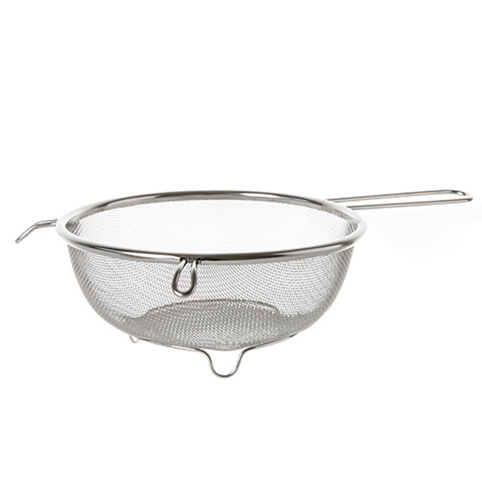 Rây lọc bằng thép không gỉ kích thước 18cm dùng trong nhà bếp