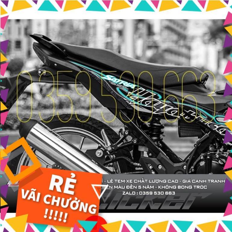 Tem rời Satria đen - hayabusa xanh ngọc cực ngầu