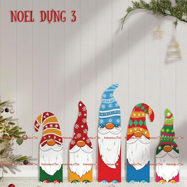 Set Gỗ Dựng Tường - Trang Trí Giáng Sinh - 70 x 15 x 10 cm - Bách Mộc 3