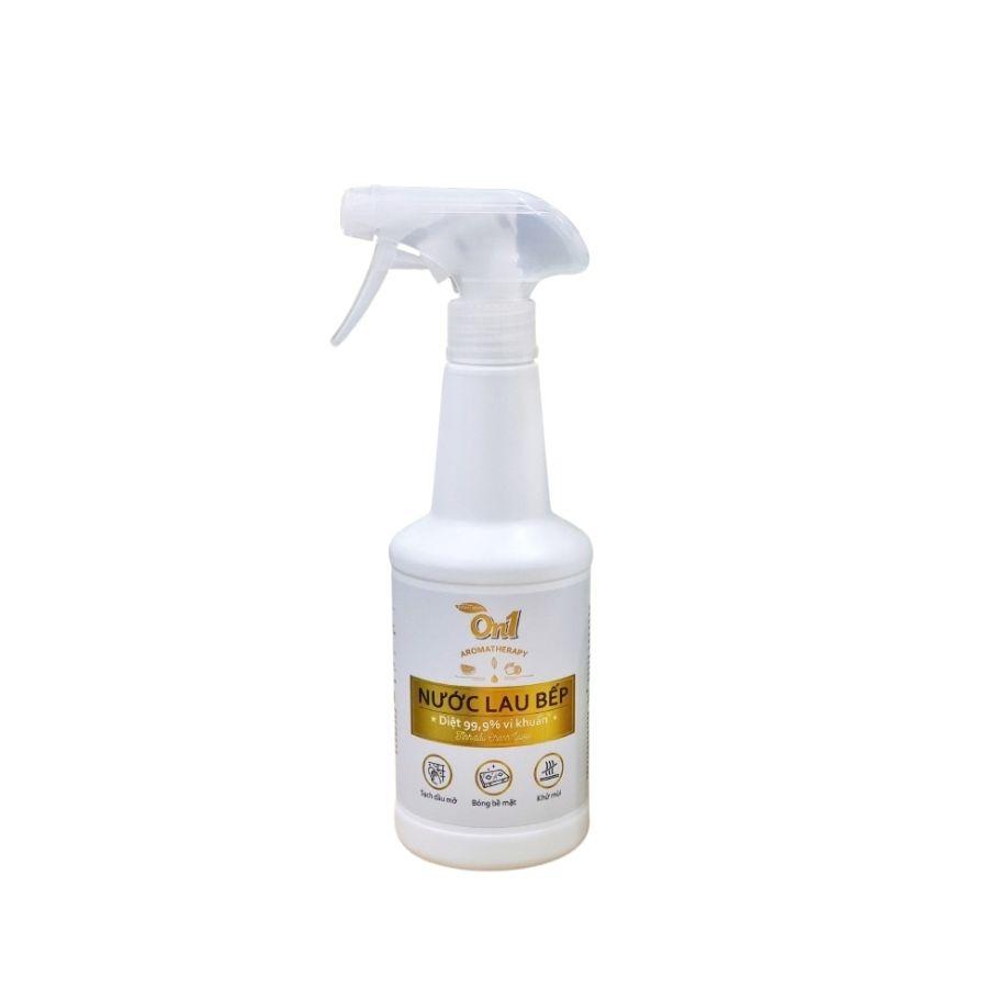 Nước lau bếp năng On1 500ml N6701 tinh dầu chanh Yuzu giúp làm sạch bụi bẩn, dầu mỡ, cặn bám lâu ngày