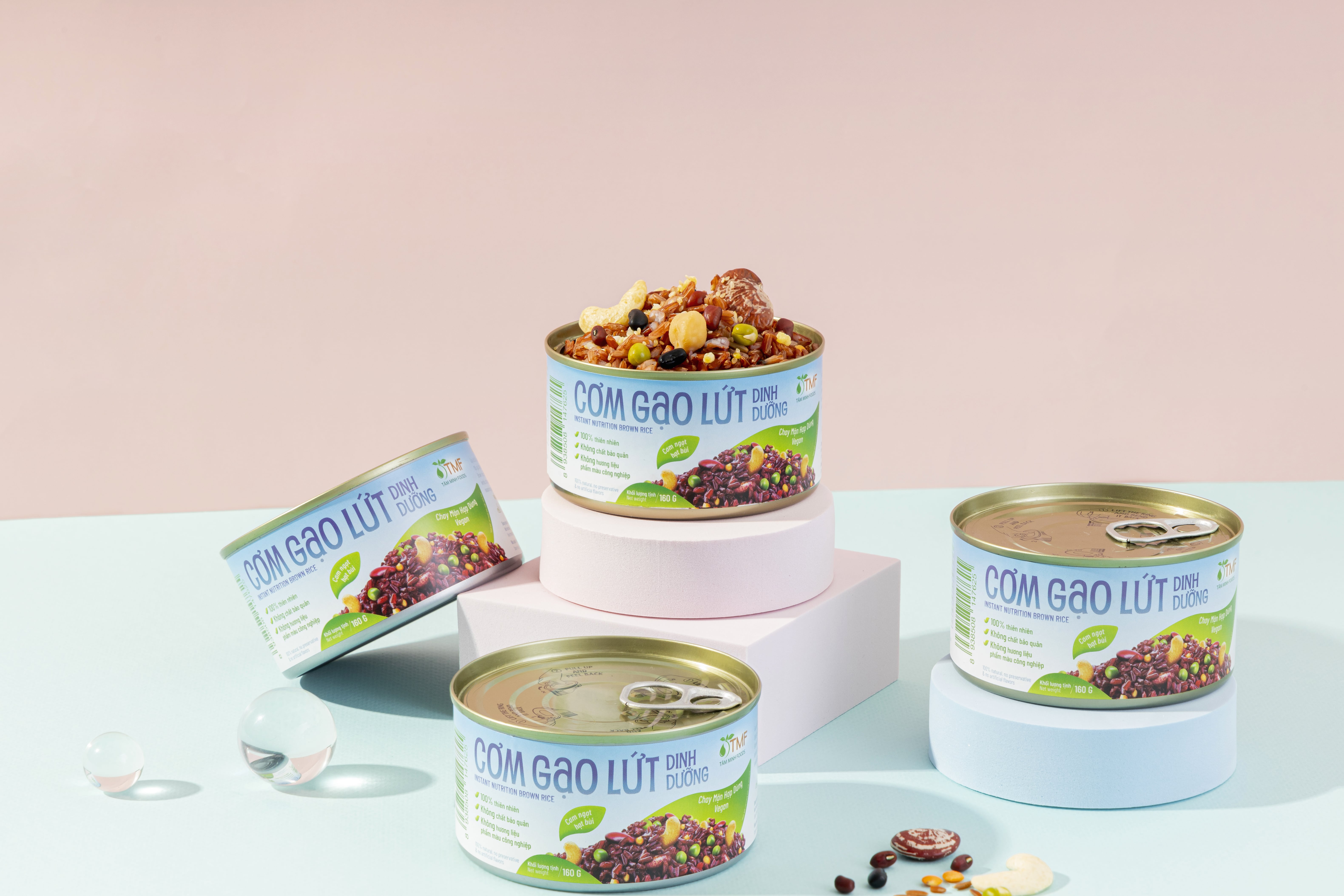 Cơm gạo lứt dinh dưỡng ăn liền TÂM MINH FOODS