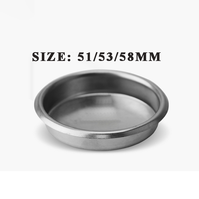 Phin Mù Vệ Sinh Máy Pha Cà Phê - Filter Mù inox 51/53/58 - Phin Mù Cao Su