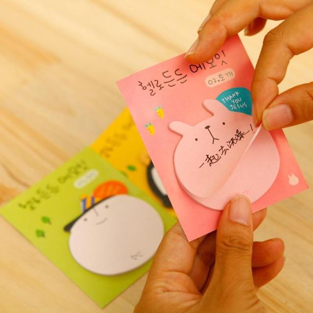 Giấy Note HÌNH NGỘ NGHĨNH xinh giá rẻ - Ghi chú nhỏ gọn, tiện dụng - Sticker dán ghi nhớ nhiều mẫu cute