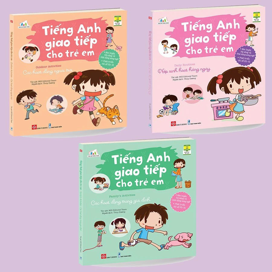 Combo 3 Tập - Tiếng Anh Giao Tiếp Cho Trẻ Em