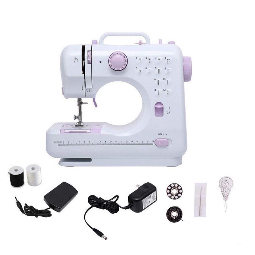 Máy may mini gia đình tiện lợi, thiết kế nhỏ gọn dễ dàng mang đi,có đèn LED chất lượng hàng cao cấp
