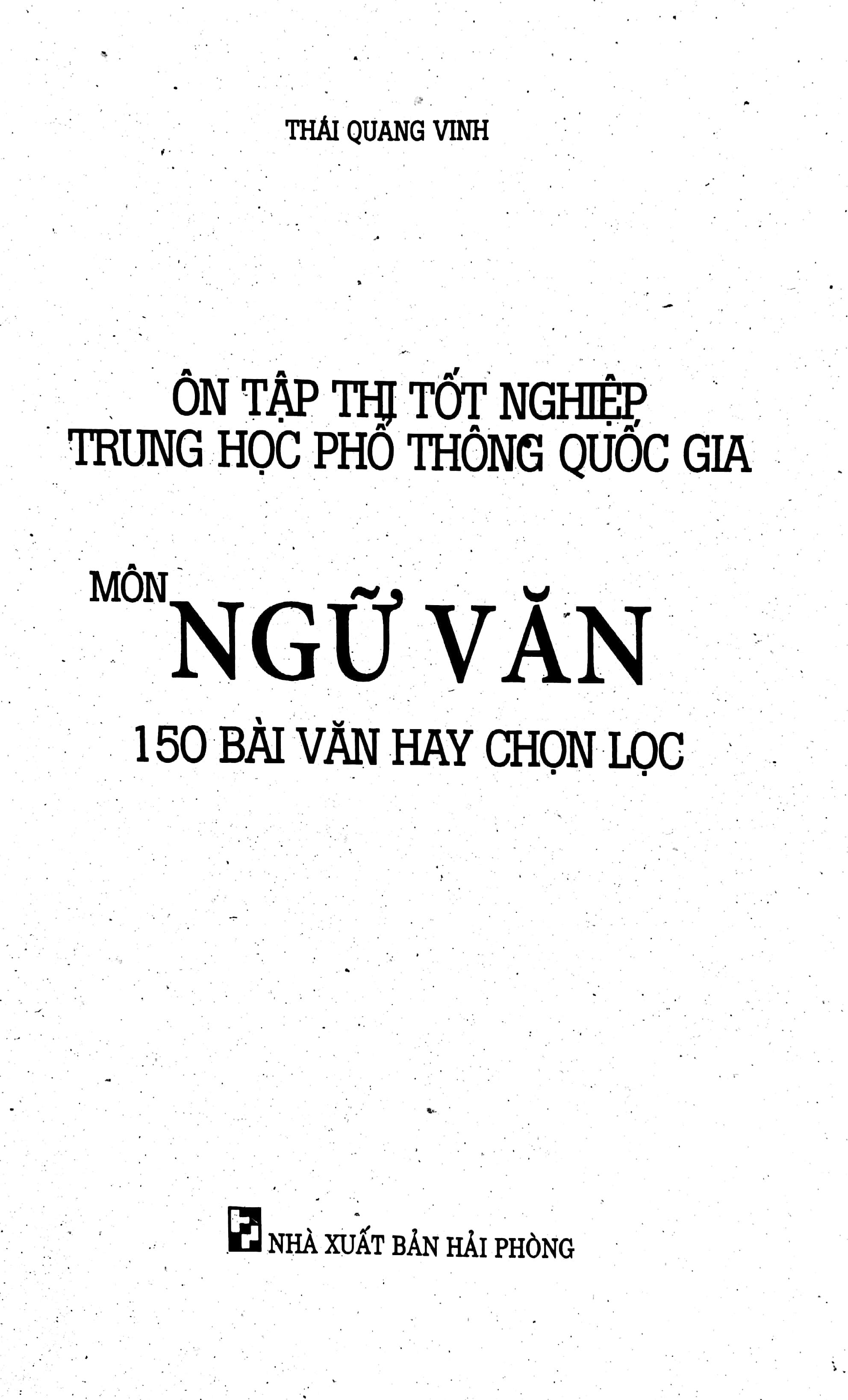 Sách Ôn Tập Thi Tốt Nghiệp Trung Học Phổ Thông Quốc Gia Môn Ngữ Văn