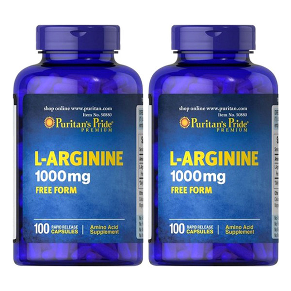 Thực Phẩm Chức Năng - Bộ 2 Viên Uống Tăng Cường Chức Năng Giải Độc Gan, Puritan'S Pride L-Arginnine 1000Mg (100 Viên)