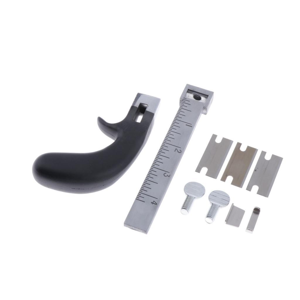 Aluminium Alloy Draw Gauge Strap Cutter Leather Or Lace Strap Cutter Tool