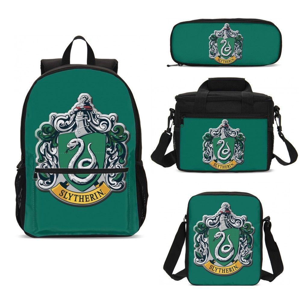 Ma Thuật Phù Thủy Hogwartes Nhà Schoolbag Sinh Viên Du Lịch Ba Lô Túi Đựng Đồ Ăn Trưa Đeo Vai Đựng Bộ Quà Tặng Cho Trẻ Em Bạn Bè