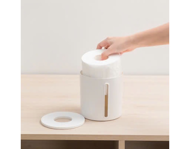 Hộp khăn giấy vuông,Tròn, chữ nhật sano inochi màu trắng sang trọng