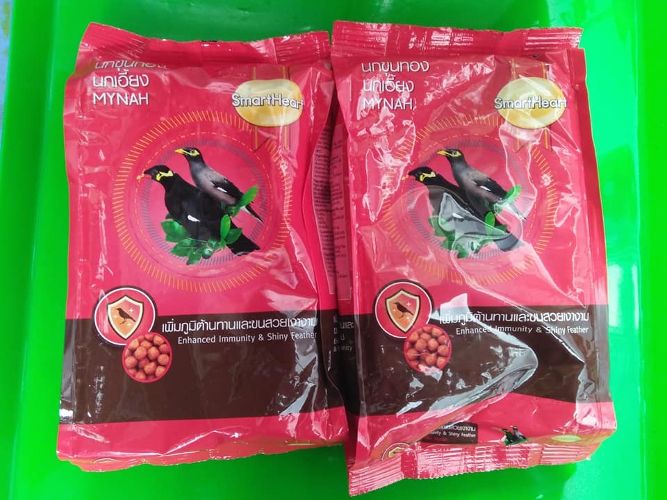 Combo 4 Cám Ớt SmartHeart 400g Thức Ăn Cho Chim Nhồng, Sáo, Cưỡng, Két