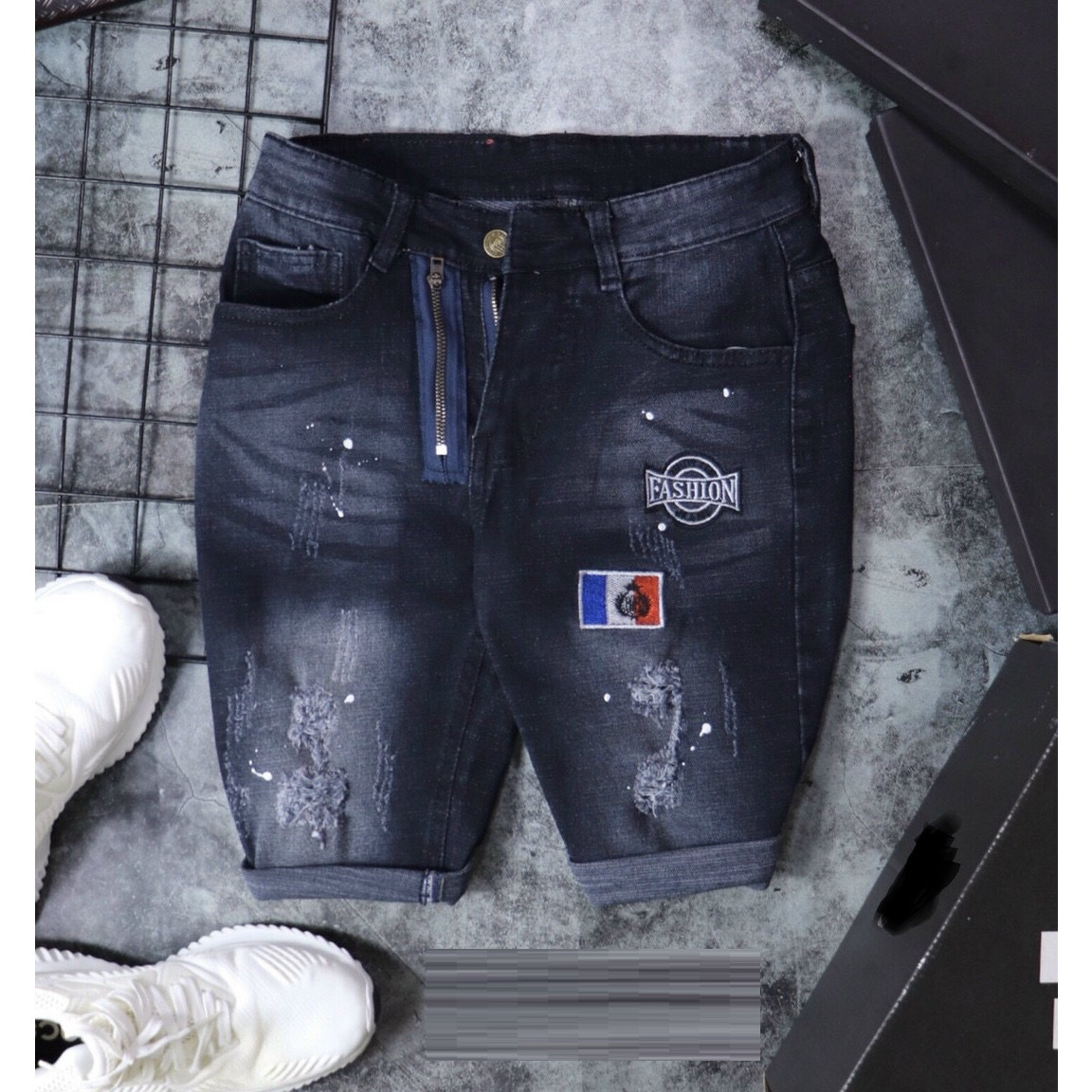 QUẦN SHORT JEAN NAM CO GIÃN NHẸ