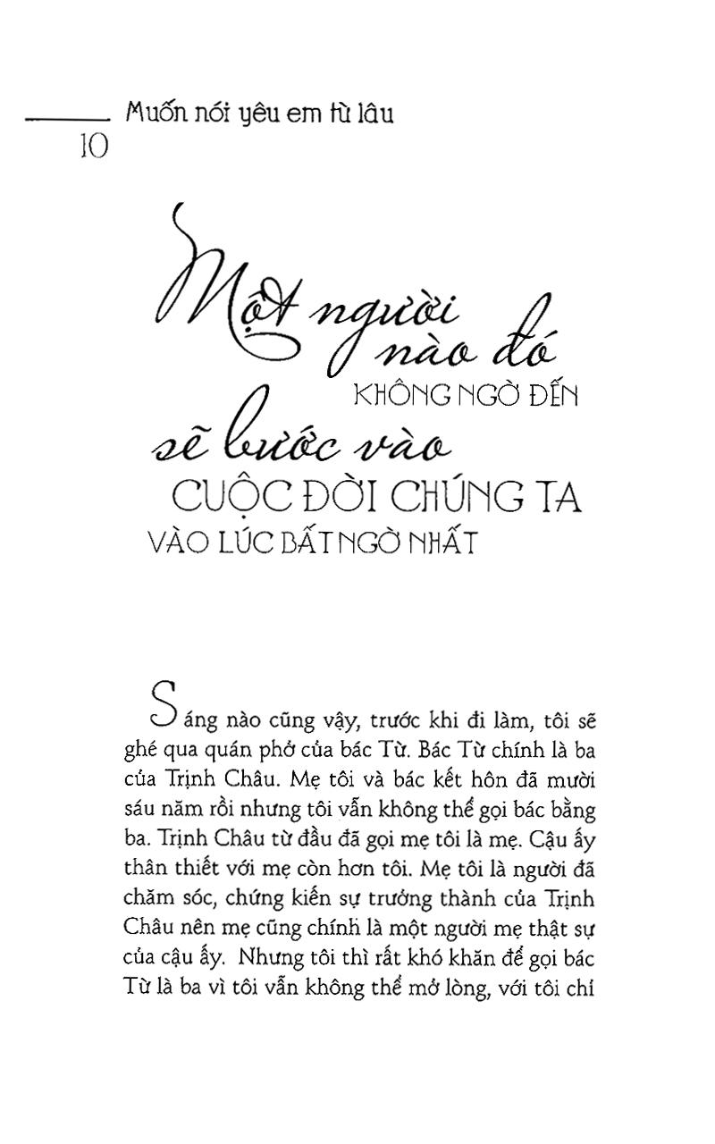 Muốn Nói Yêu Em Từ Lâu