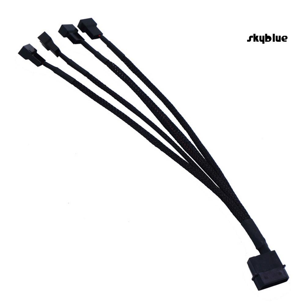 Dây cáp nối dài cho quạt tản nhiệt máy tính 4Pin sang 4 3/4Pin