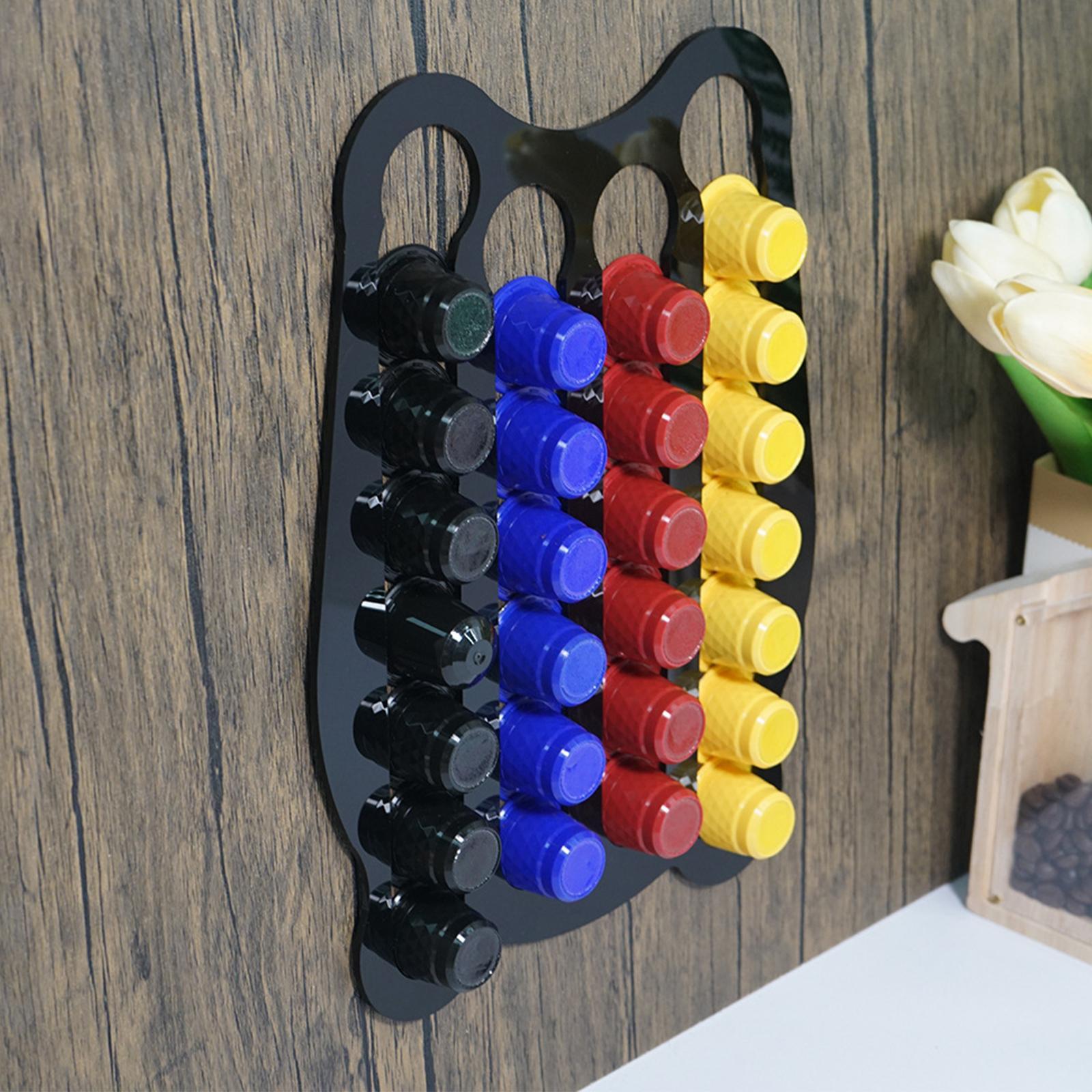 Wall Mount Coffee Pod Storage Holder Capsule Holder for Office Kitchen Wall
