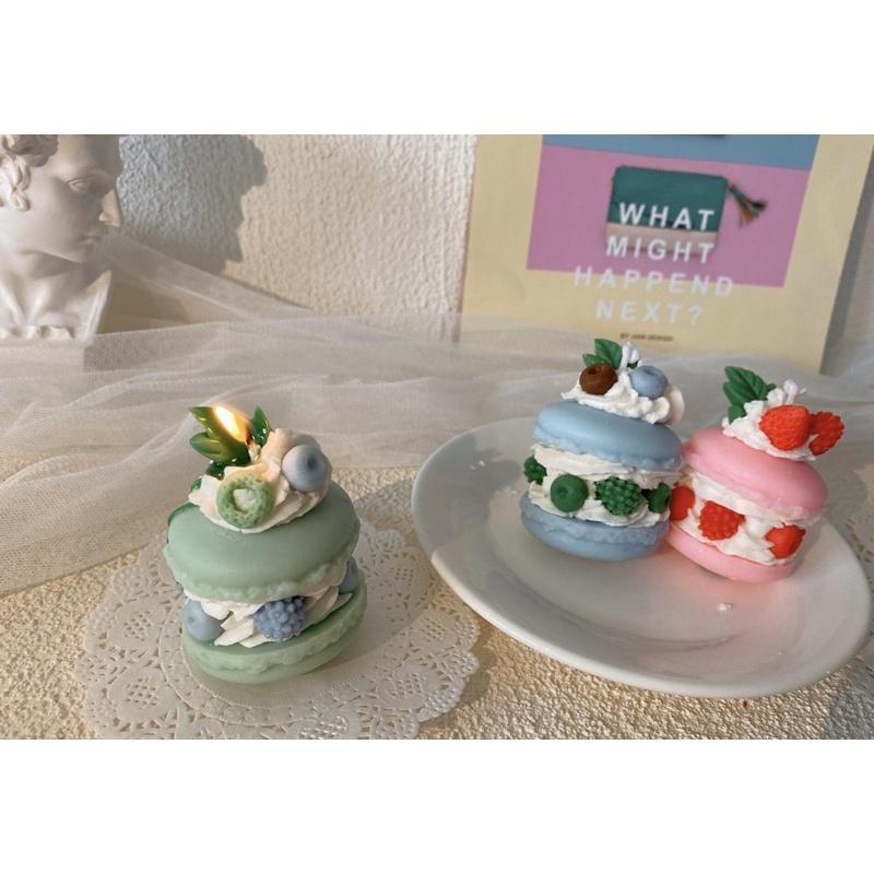 Nến Thơm Bánh Macaron Nhiều Màu Hàn Quốc, Phụ Kiện Chụp Ảnh - Dory Lab